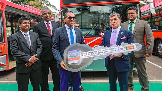 Japan donates refurbished buses