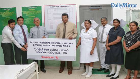 25th Ward for the 25 years – Fashion Bug commences CSR campaign with Matara Hospital