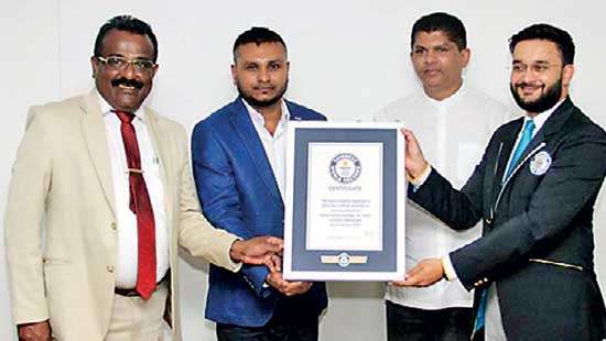 SL in Guinness Record books for world’s largest sapphire aggregate