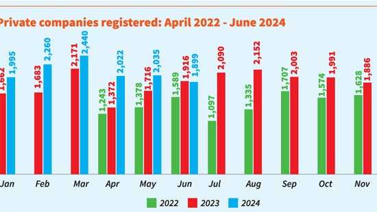 Entrepreneurial confidence grows as private company registrations expand in 2024