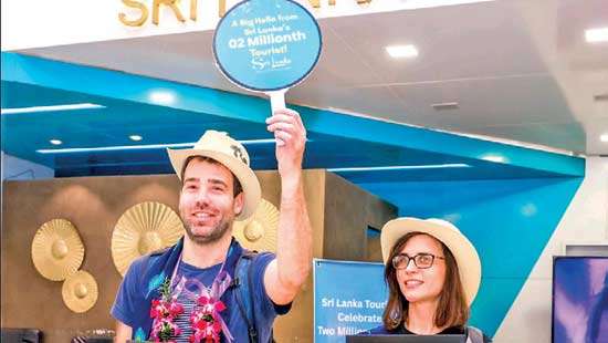 Sri Lanka hits 2mn tourist arrival mark
