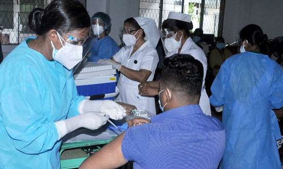 Residents in Pannipitiya vaccinated