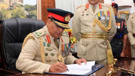 Shavendra Silva assumes duties