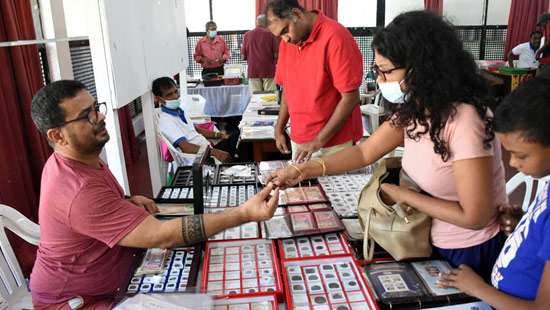 Stamps, coins exhibition at Public Library