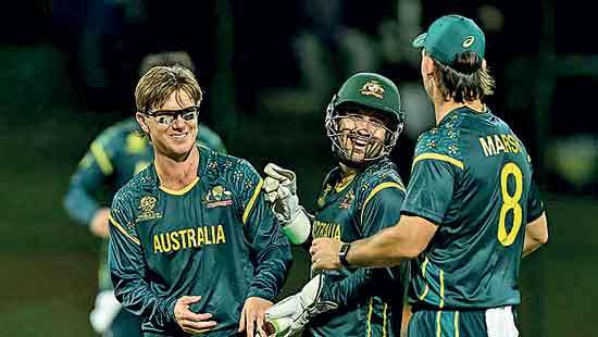 Australia depart World Cup with big consolation win