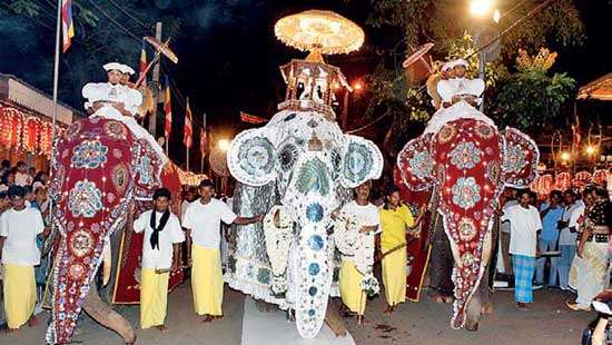 Gangarama Navam Perahera today  and tomorrow