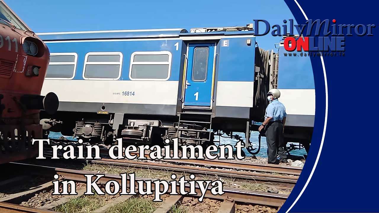 Train derailment in Kollupitiya