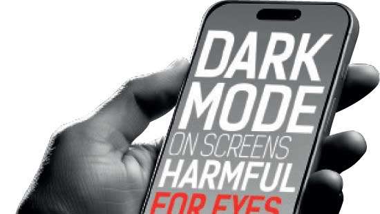 Dark Mode on Screens Harmful For Eyes, Says Experts