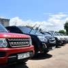 Over a hundred vehicles used by former ministry secretaries abandoned at Galle Face