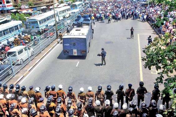 Protest against tax increase