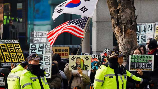 South Korea’s ex-president Yoon given 5-year jail term in first ruling over martial law