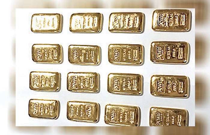 Gold biscuits valued at Rs. 44 million seized