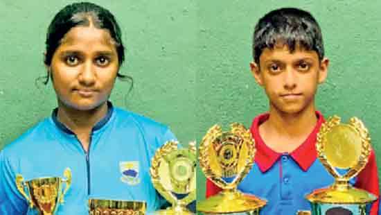Thevinu and Gayashri bag honours at All-Island meet