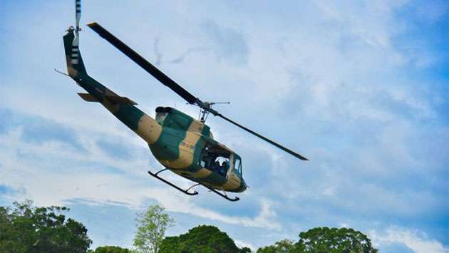 UPDATE: SLAF helicopter crashes into Maduru Oya during training exercise
