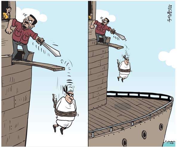 Cartoon of the Day 13-12-2025: Cutting the Plank