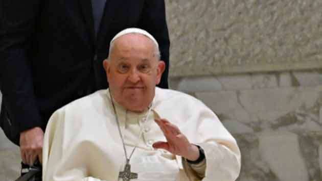 Pope Francis, in stable condition, sends first audio message from hospital