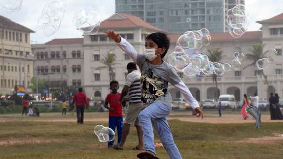 Galle Face Green crowded