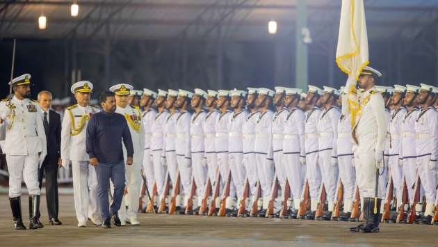President honors Sri Lanka Navy