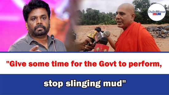 ’’Give some time for the Govt to perform, stop slinging mud’’