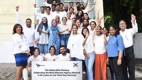 EFFIE global ranking - Dentsu Triumphs as the Most Effective Agency Network in Sri Lanka for the Third Consecutive Year