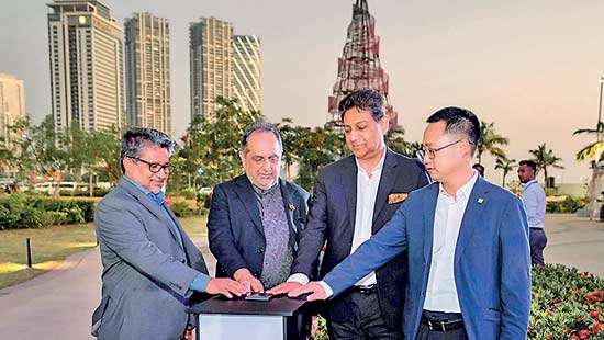 Port City Colombo lights season with hope and unity