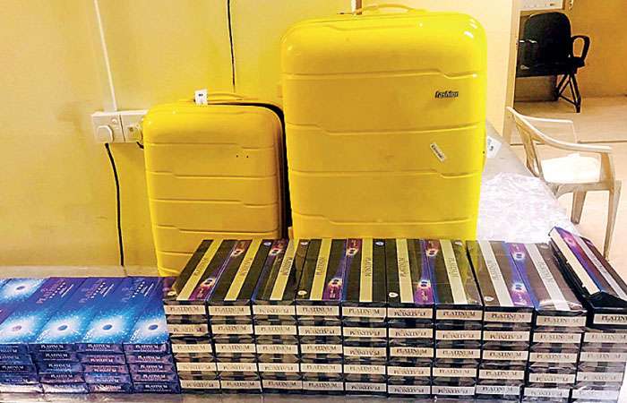 PNB nabs cosmetics trader with Rs.3Mn worth fags at BIA