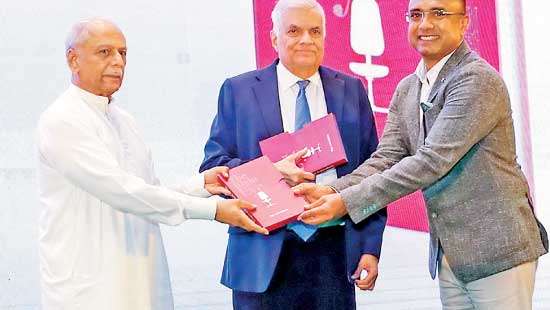 ‘The Right Eye’  by Minister Manusha Nanayakkara President receives first copy