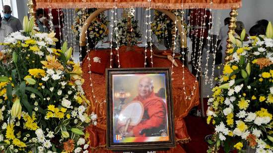 Ven. Kotugoda Dhammawasa Thera’s funeral today