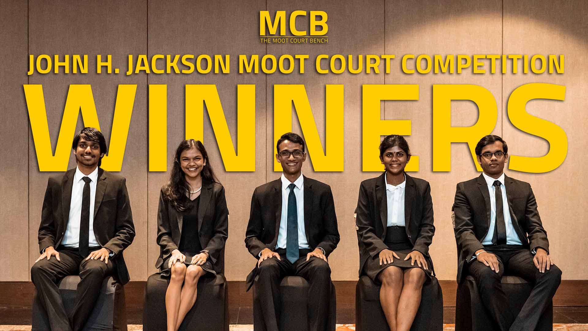 UoC law students win WTI’s Moot Court Competition