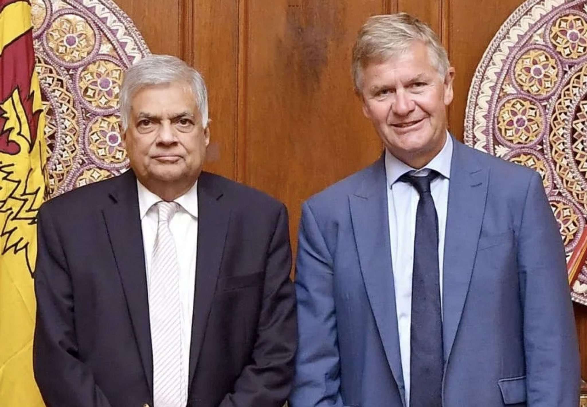 Erik Solheim urges immediate release of Ranil Wickremesinghe