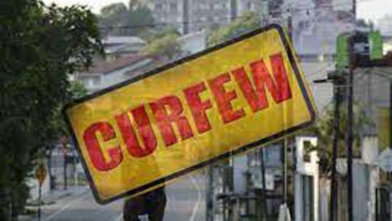 Curfew imposed at 12 noon