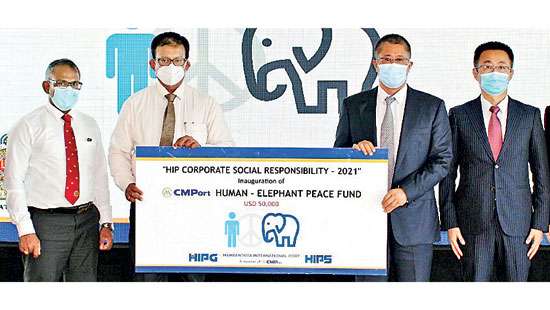 HIPG donates US$ 50,000 towards human-elephant conflict resolution