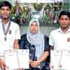 Hameed Al Husseinie in historic swimming feat