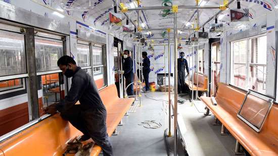 200 train compartments repaired