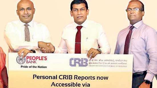 People’s Bank offers customers access to online CRIB reports