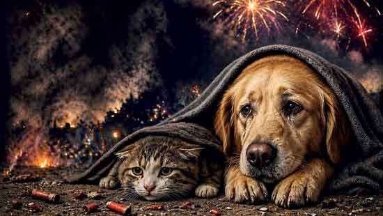 New Year cheers, animal tears Over  10,000  pets suffer in fireworks fallout
