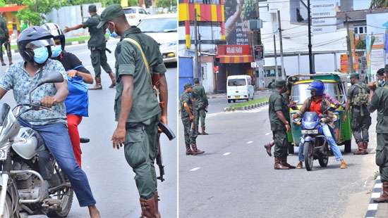 Soldiers on high alert in the city