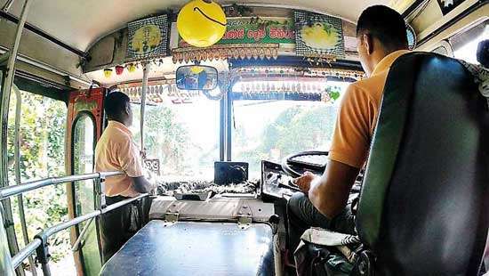 Bus drivers  ‘slipping’ on ice?