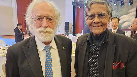 Prof Mohan Munasinghe delivers Keynote at Tianjin Summit with Nobel Laureates