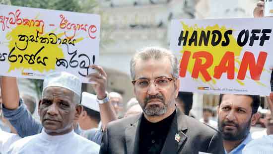 Protest in Colombo condemning US and Israel’s attack on Iran