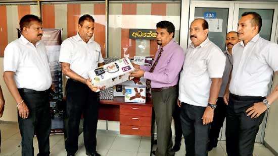 Electronic items donated to Apeksha Hospital