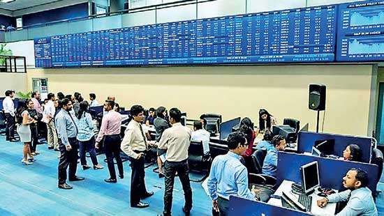 Shares fall for third session; rupee gains