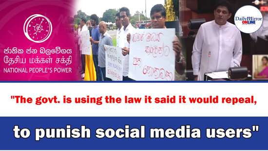 ’’The govt. is using the law it said it would repeal, to punish social media users’’