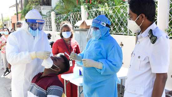 Antigen tests at Bambalapitiya