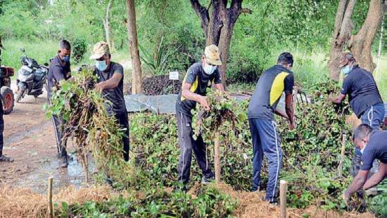 Dept. of Civil Security produces organic fertilizer