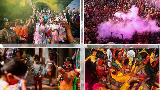 Celebrating Holi...