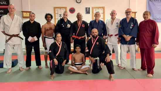 Damithu Fernando gains international praise for Angampora skills