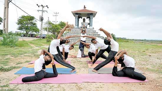 10th International  ‘Day of Yoga’  started  on Poson