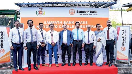 Sampath Bank launches pilot digital bus fare payment project
