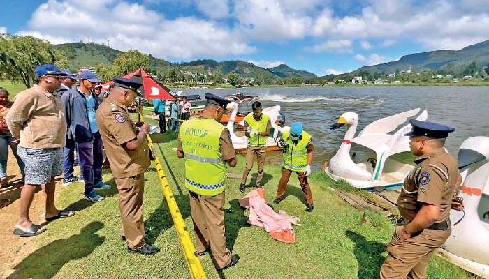 Amidst the severe cold a body of a newborn baby found in Nuwara Eliya Lake